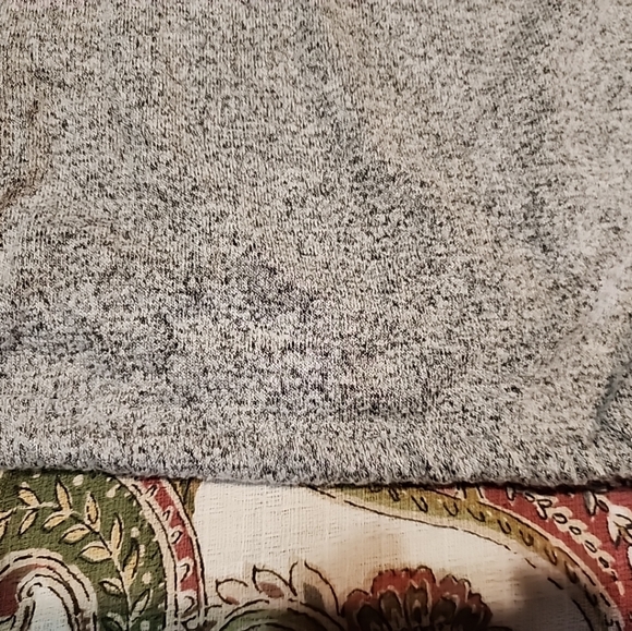 Green Envelope Los Angeles Sweatshirt,  Cowl Collar Gray Size L - Picture 10 of 16